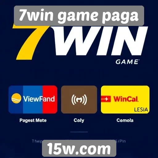 Métodos de pagamento disponíveis no 7win game paga